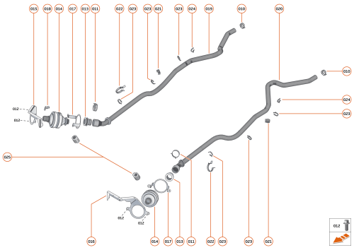 Part Diagram for McLaren 14HA008LP