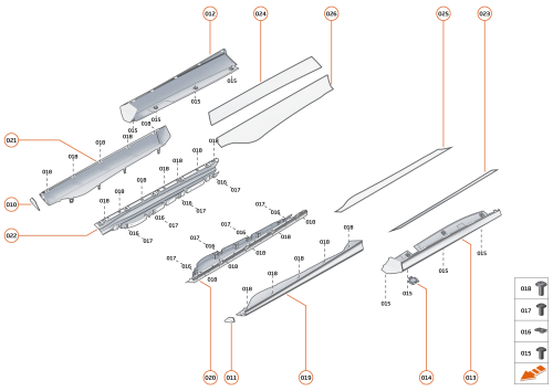 Part Diagram for McLaren 22AC958GP