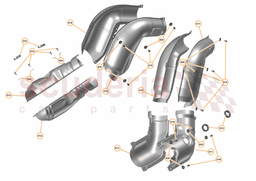 Part Diagram for McLaren 14MA464CP