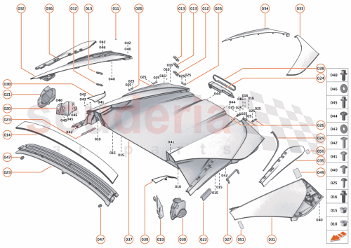Part Diagram for McLaren 00RG079