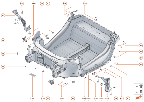Part Diagram for McLaren 14AB221SP