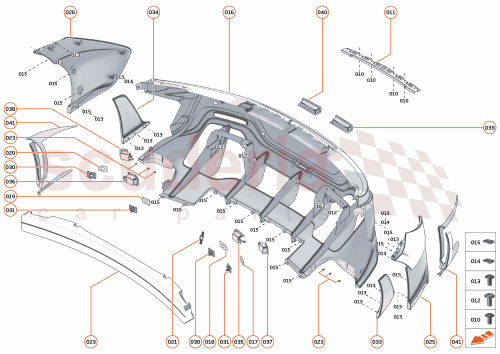Part Diagram for McLaren 13AB831RP