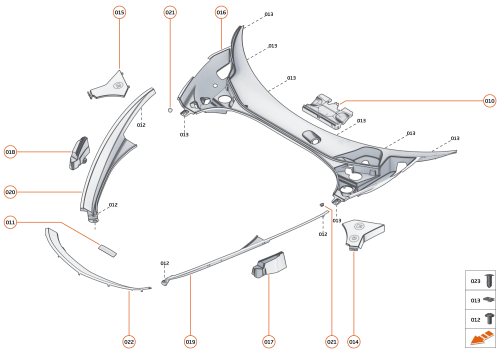 Part Diagram for McLaren 13AA795CP