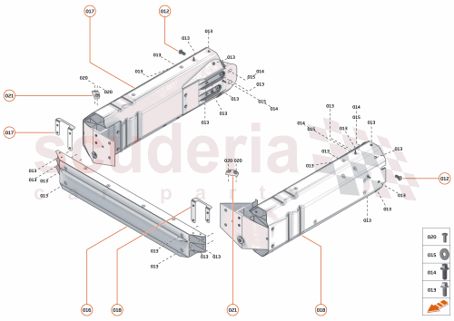 Part Diagram for McLaren 13AA825CP