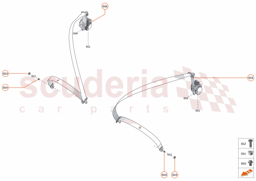 Part Diagram for McLaren 14MA081SP