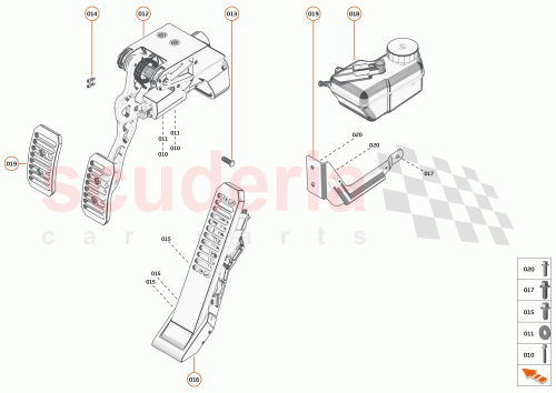 Part Diagram for McLaren 26CA059SP