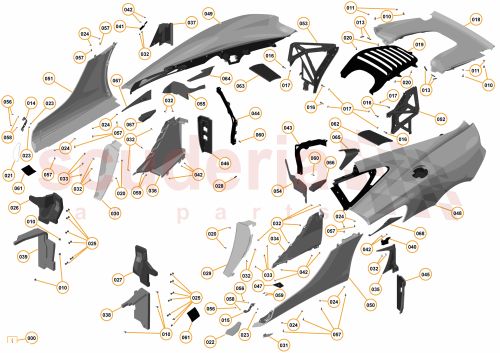 Part Diagram for McLaren 11A1540CP
