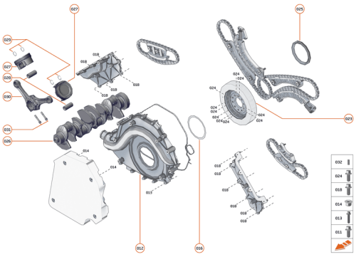 Part Diagram for McLaren 14F0524CP