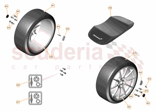 Part Diagram for McLaren 13A4586CP