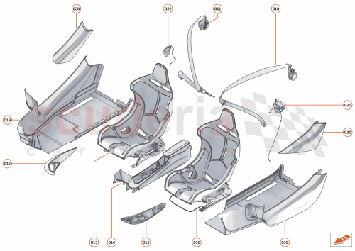 Part Diagram for McLaren 13N1281CP