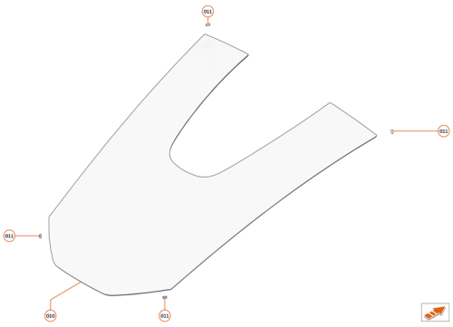 Part Diagram for McLaren 11A3464CP