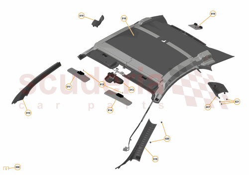 Part Diagram for McLaren 11N2433CP