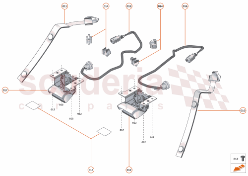 Part Diagram for McLaren 14AB855RP
