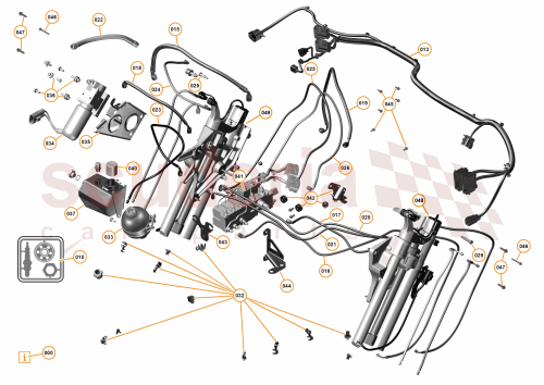 Part Diagram for McLaren 00RA582