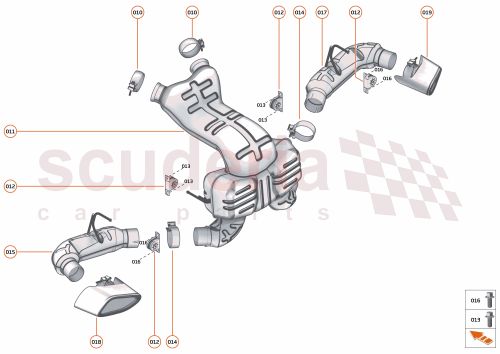 Part Diagram for McLaren 13H0258CP