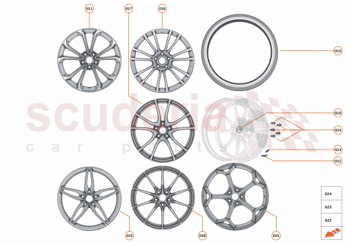 Part Diagram for McLaren 13BA190CP