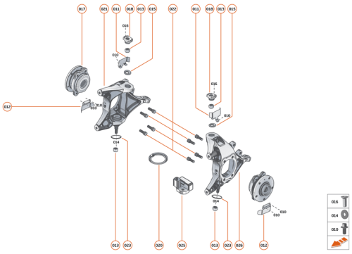 Part Diagram for McLaren 23BA565CP