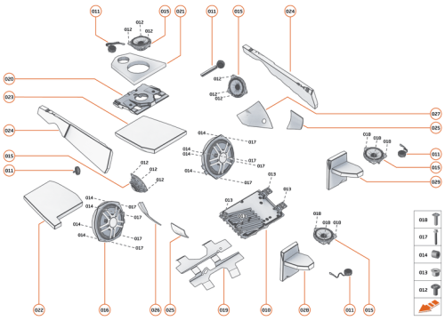 Part Diagram for McLaren 16MA465CP