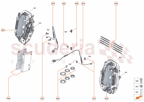 Part Diagram for McLaren 14CA111CP