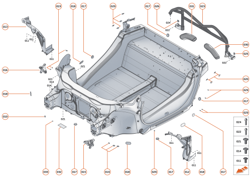 Part Diagram for McLaren 14A3890CP
