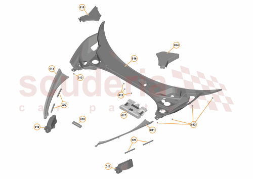 Part Diagram for McLaren 13A6192CP