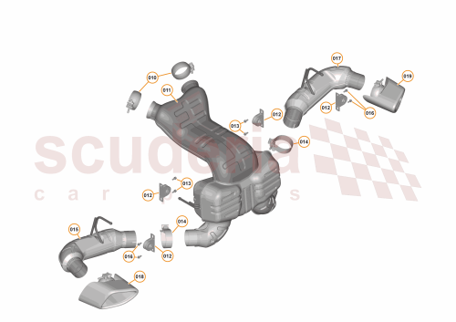 Part Diagram for McLaren 13HA017SP
