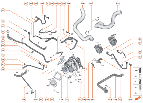 Part Diagram for McLaren 11F2167CP