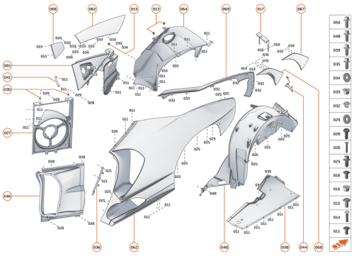 Part Diagram for McLaren 15AC767CP