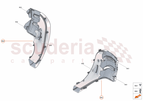 Part Diagram for McLaren 16CA409CP