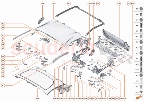 Part Diagram for McLaren 16AA942SP