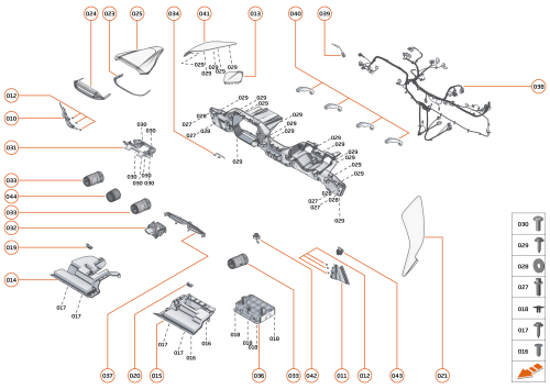 Part Diagram for McLaren 14MA445CP