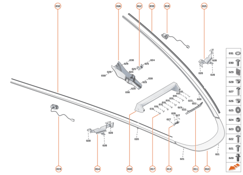 Part Diagram for McLaren 23AD322CP
