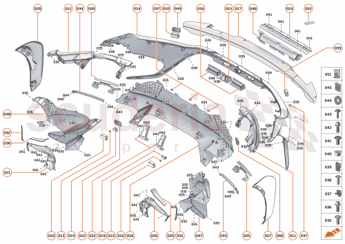 Part Diagram for McLaren 14AB418RP