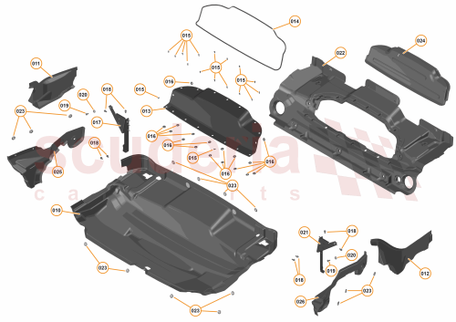 Part Diagram for McLaren 13AA216SP