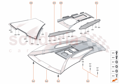 Part Diagram for McLaren 13A6249CP