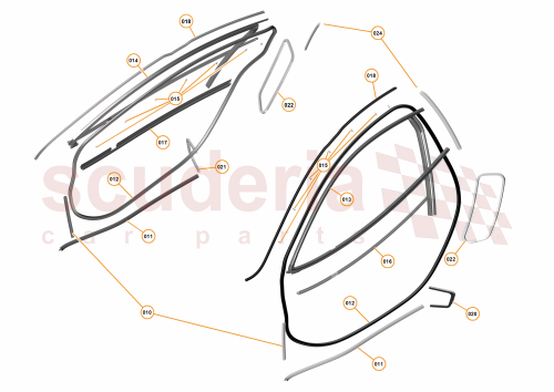 Part Diagram for McLaren 00RA549