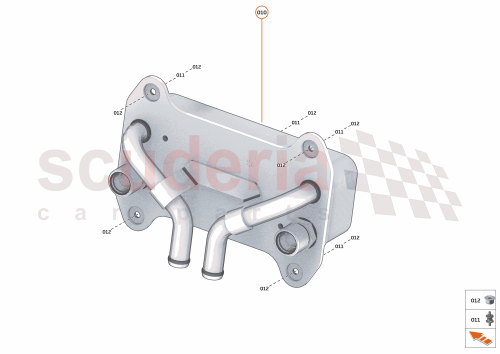 Part Diagram for McLaren 14NA018RP