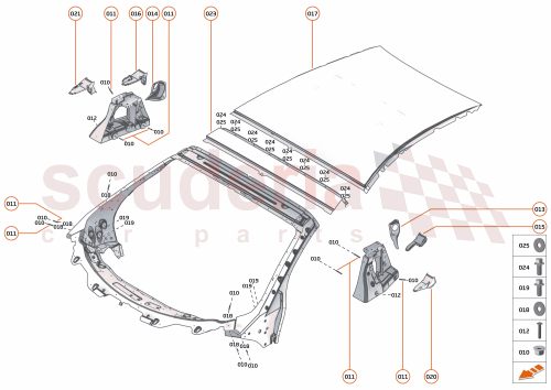Part Diagram for McLaren 13AA531SP