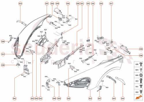 Part Diagram for McLaren 13AB012MP