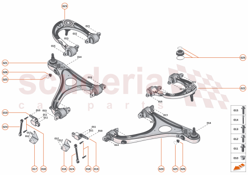 Part Diagram for McLaren 14BA255CP