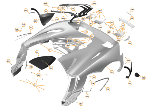 Part Diagram for McLaren 11A4456CP