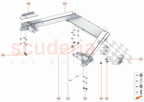 Part Diagram for McLaren 00RA575