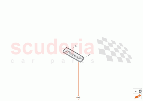 Part Diagram for McLaren 23AC968CP
