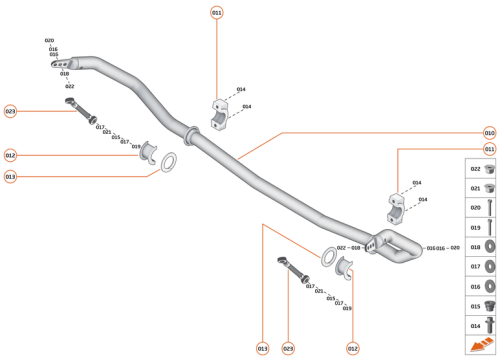 Part Diagram for McLaren 00RC028