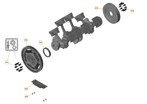 Part Diagram for McLaren 11F2281CP