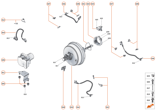 Part Diagram for McLaren 13CA216RP