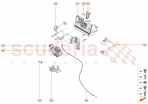 Part Diagram for McLaren 22AB625GP