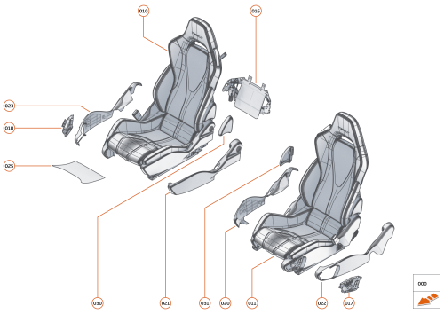 Part Diagram for McLaren 13NA058CP