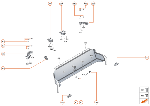 Part Diagram for McLaren 14A1614SP