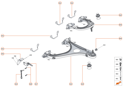Part Diagram for McLaren 11B0800CP